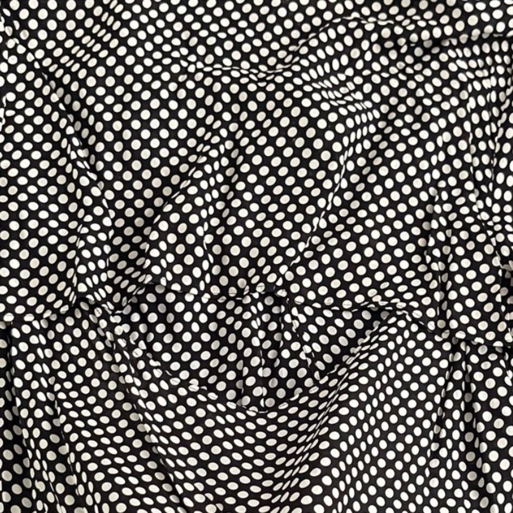 44# Zara Polka Dots Geometric/Assimetrical Women Blouse NWOT - Picture 13 of 13